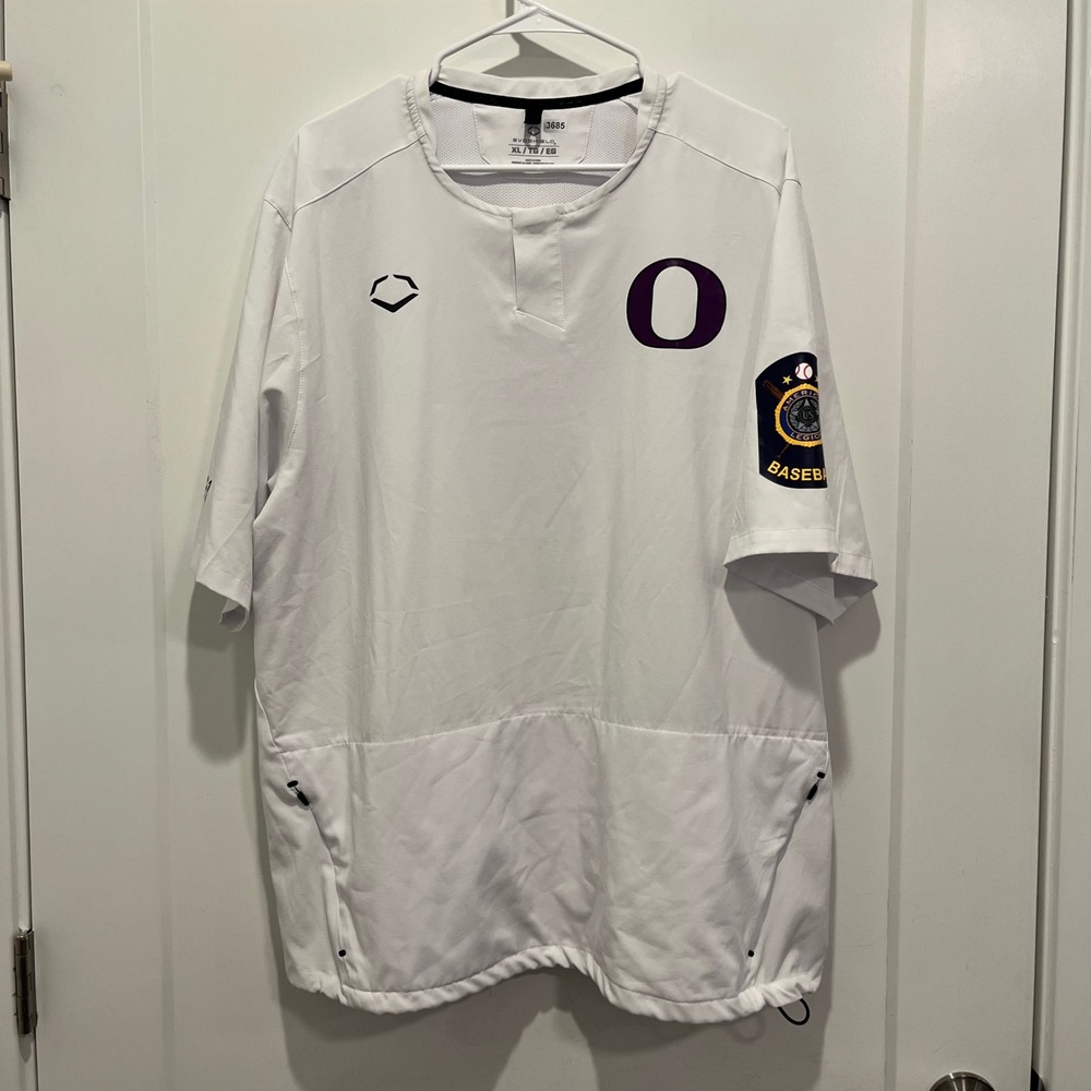 EvoShield Mens XL White American Legion Baseball Oregon Cage Jacket Pullover